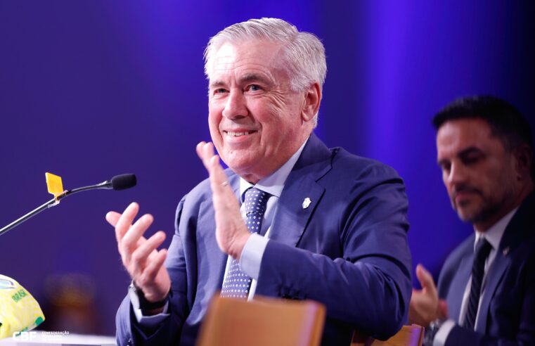 Ancelotti faz primeira convocação do Brasil após ser apresentado