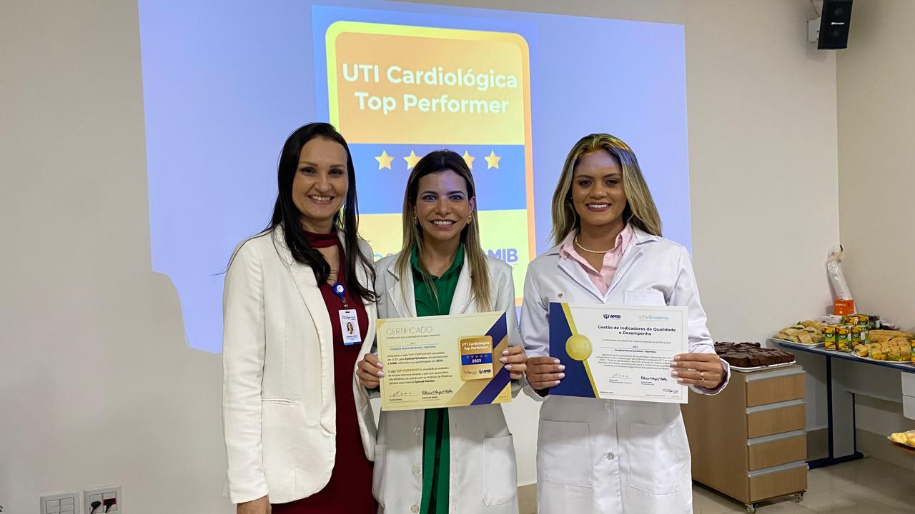 UTI Cardiológica do Hospital Nossa Senhora é premiada como Top Performer