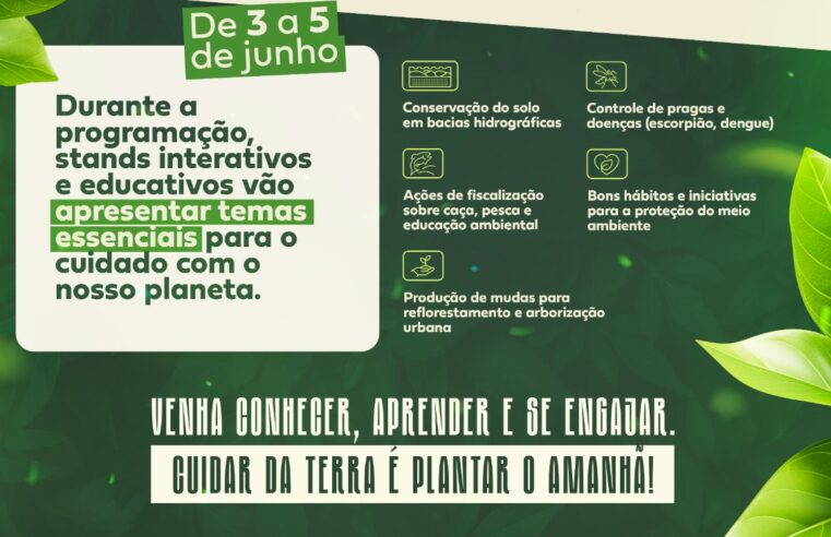 Semana do Meio Ambiente 2025 será celebrada em Barretos com atividades na Fazenda Municipal