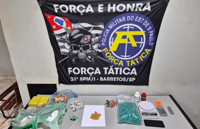 PM faz apreensão de grande quantidade de drogas nos Predinhos