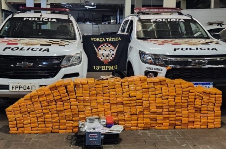 Homem suspeito de fazer ‘delivery de droga’ é preso com mais de 400 kg de maconha em Araraquara