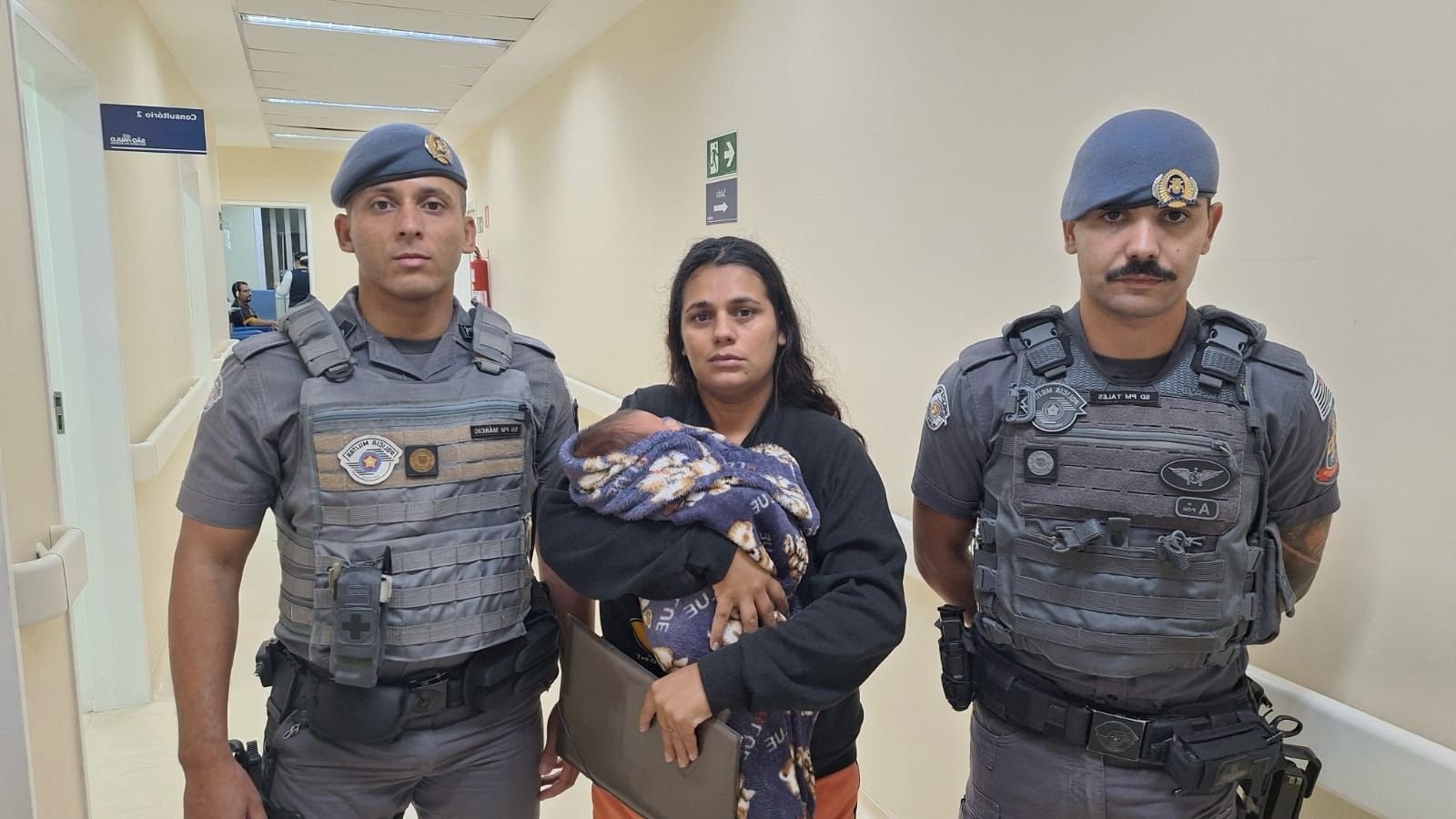 Polícia Militar atua em salvamento de bebê engasgado de 24 dias