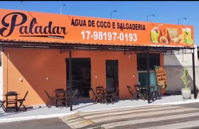 Inaugurada Paladar Água de Coco e Salgaderia