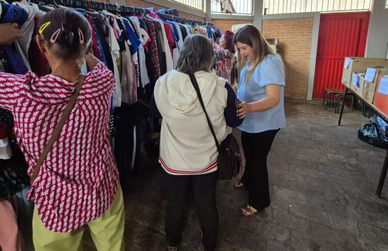 Fundo Social de Solidariedade promove bazar para doação de roupas e agasalhos