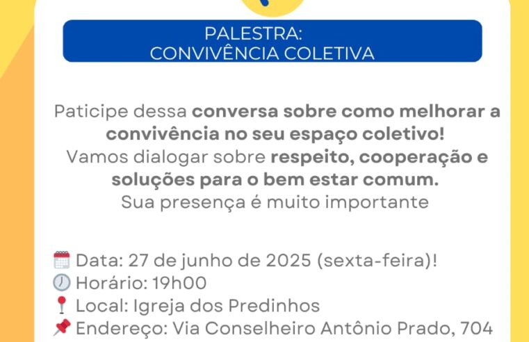 Moradores do Conjunto Newton Siqueira Sopa terão evento de Diálogo Comunitário na noite desta sexta, 27