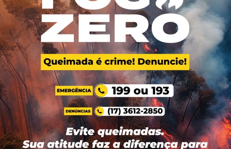 Prefeitura de Barretos lança a campanha “Barretos Fogo Zero”