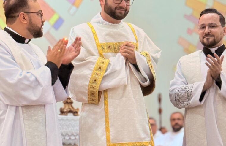 Seminarista é ordenado Diácono na Diocese de Barretos