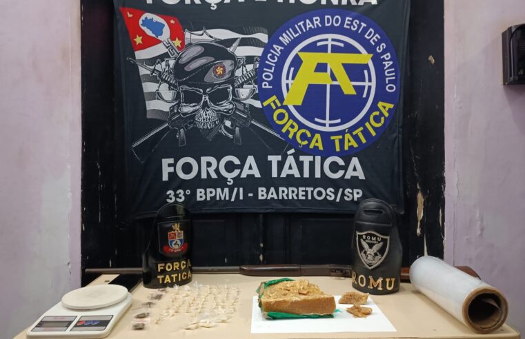 Operação em Bebedouro prende dupla de traficantes