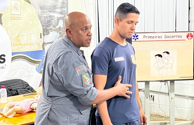 Membros da COMPDEC participam de treinamento do Corpo de Bombeiros