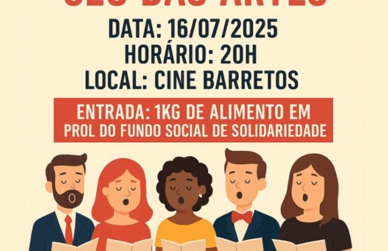 Coral do CEU das Artes apresenta concerto no Cine Barretos