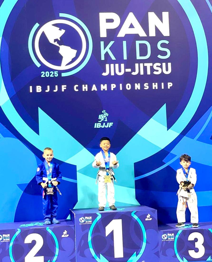 Barretenses conqusitam bom resultaddo no Pan Kids de Jiu-Jitsu dos EUA
