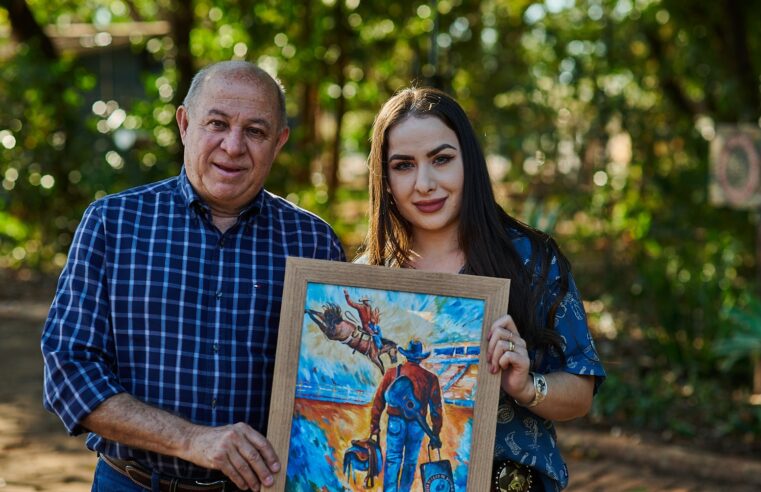 Artista mineira homenageia os 70 anos da Festa do Peão de Barretos no cartaz oficial da edição 2025