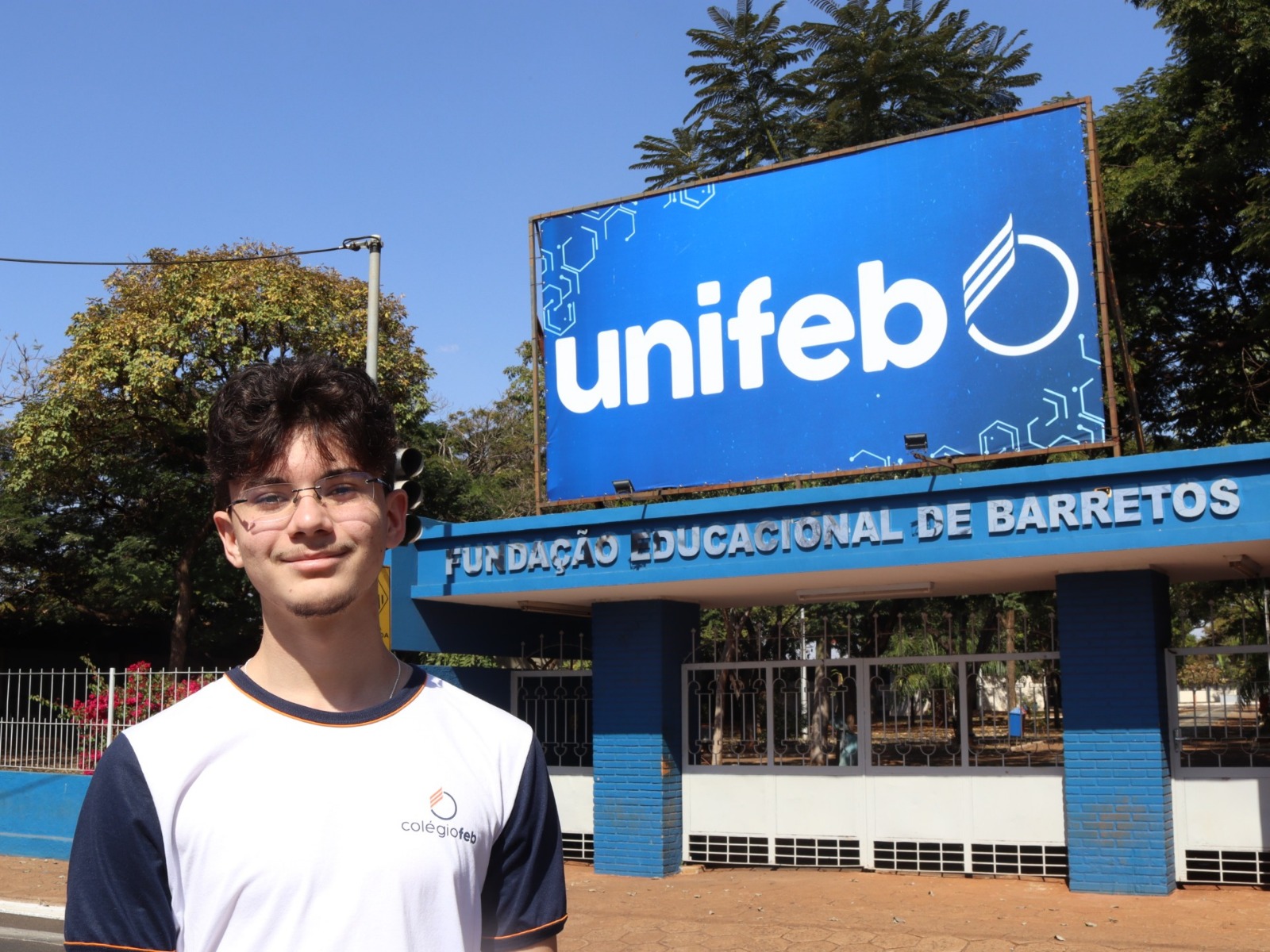 Aluno do Colégio FEB é escolhido para participar do Sigma Camp nos EUA