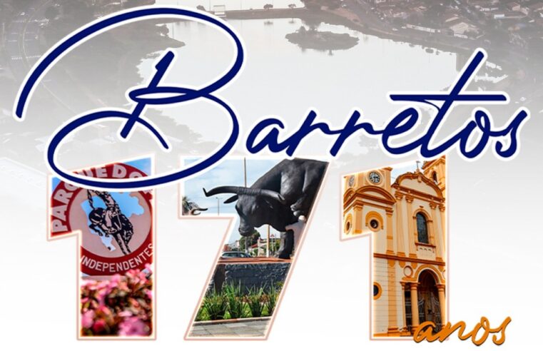 Barretos comemora 171 anos com inaugurações e evento na Praça da Estação