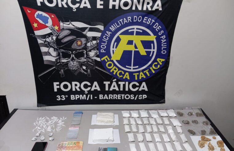 PM apreende 2,4kg de drogas no Dom Bosco
