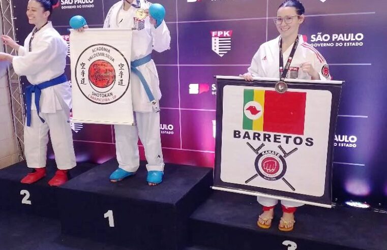 Karatecas ganham medalhas em competição estadual