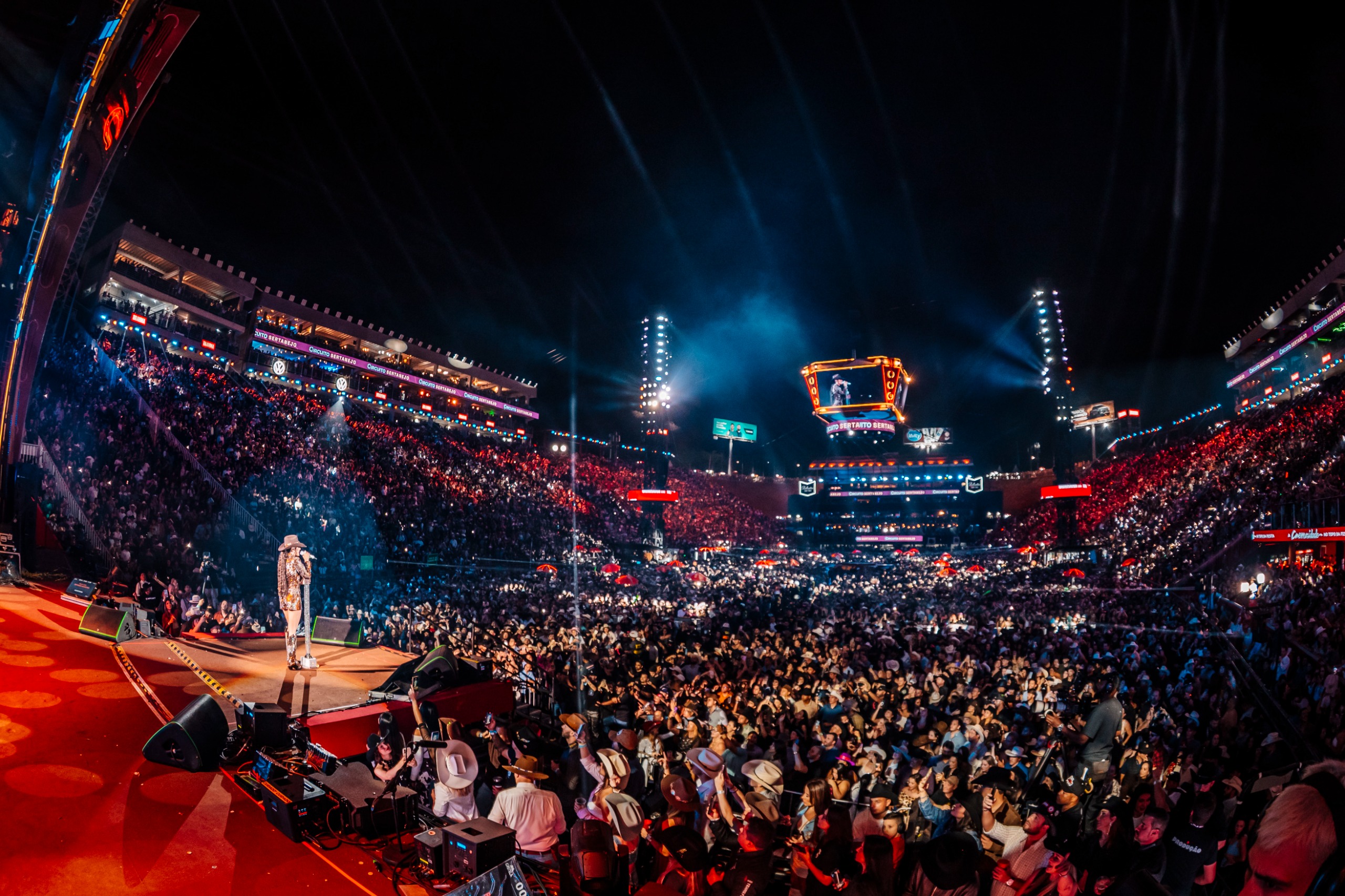 Embaixadora Ana Castela, Zé Neto & Cristiano e Nattan no Palco Estádio