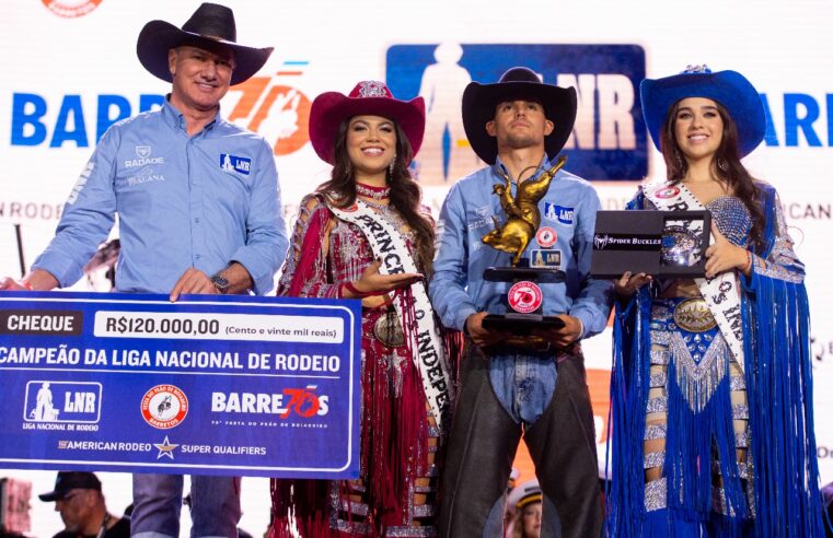 Paulista Renan Alves é o campeão da Liga Nacional de Rodeio