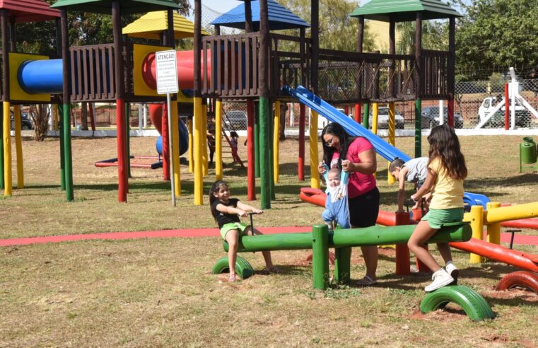 Parque Infantil dos Lagos é reaberto após revitalização