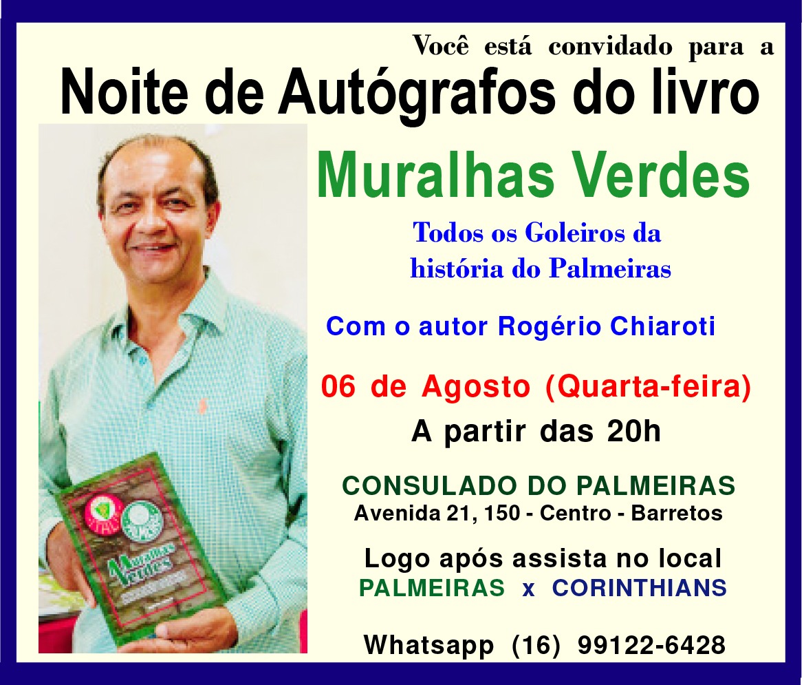 Noite de Autógrafos com o autor Rogério Chiaroti em Barretos