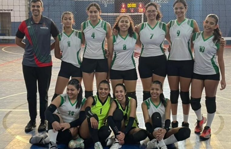 Equipe sub 19 vence mais uma partida pela Copa Aper de Voleibol de Base
