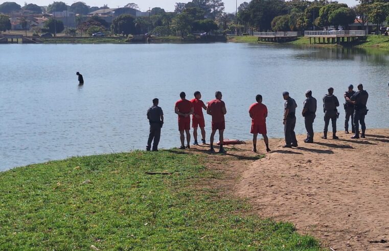Procurado da PM é preso logo após adentrar o lago
