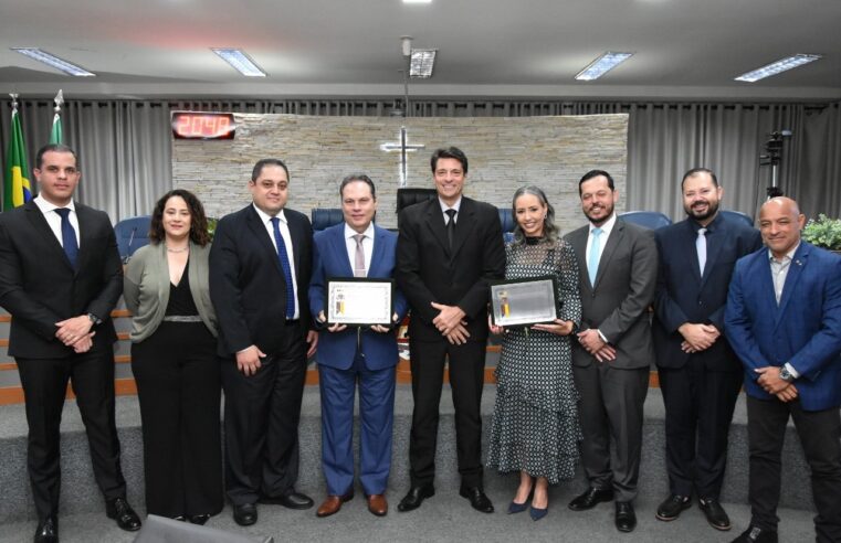 Jacilene Paixão Girardi e Renato de Souza Sant’ana são homenageados com o Diploma Advogado do Ano 2025