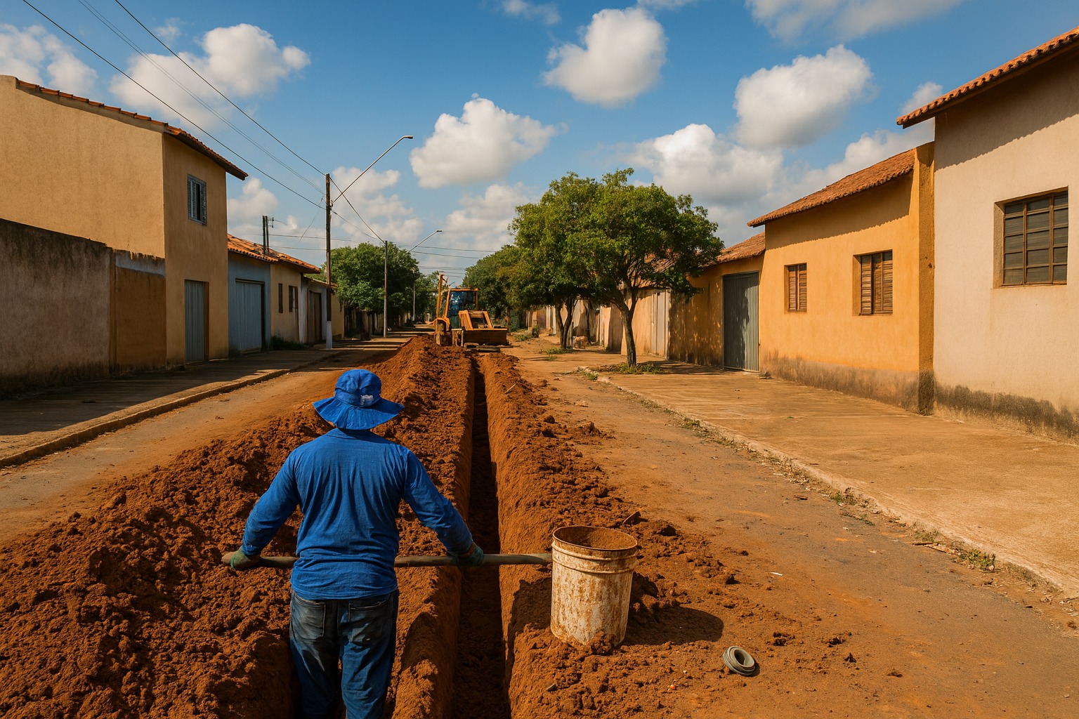 SAAE Barretos agenda substituição de rede e ramais de água na Rua 28