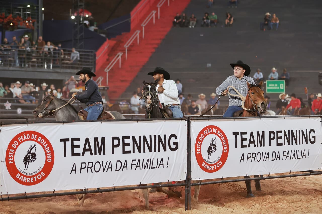 Trios de Minas Gerais garantem vagas na final do Team Penning