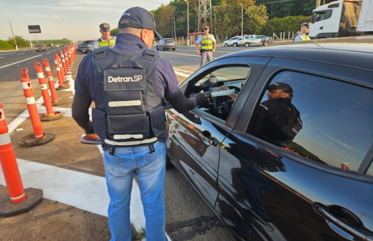 Detran-SP fiscaliza mais de 1.300 motoristas e realiza cerca de 1.800  abordagens educativas no segundo dia de campanha em Barretos