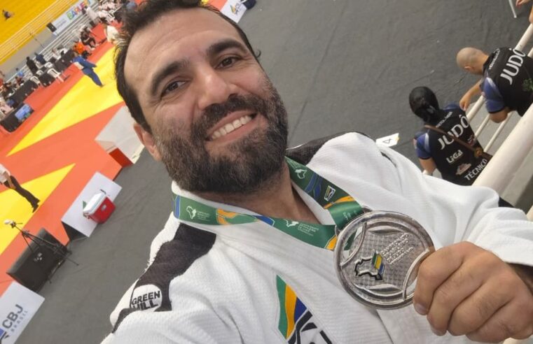 Tiago Leal é vice-campeão brasileiro de judô