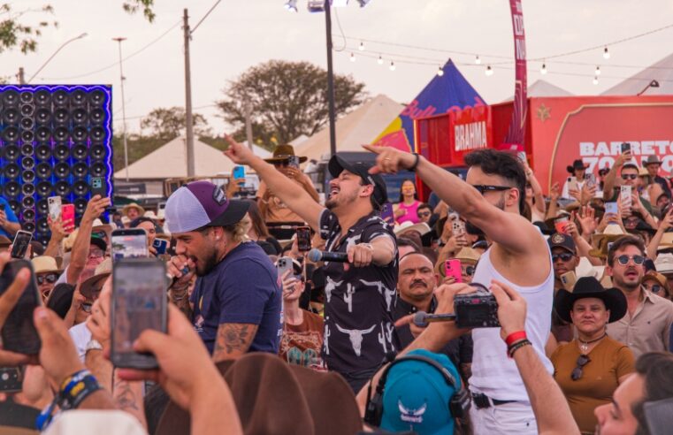Camping do Parque do Peão é cenário para gravação de clipe de Clayton & Romário com participação de Zé Felipe