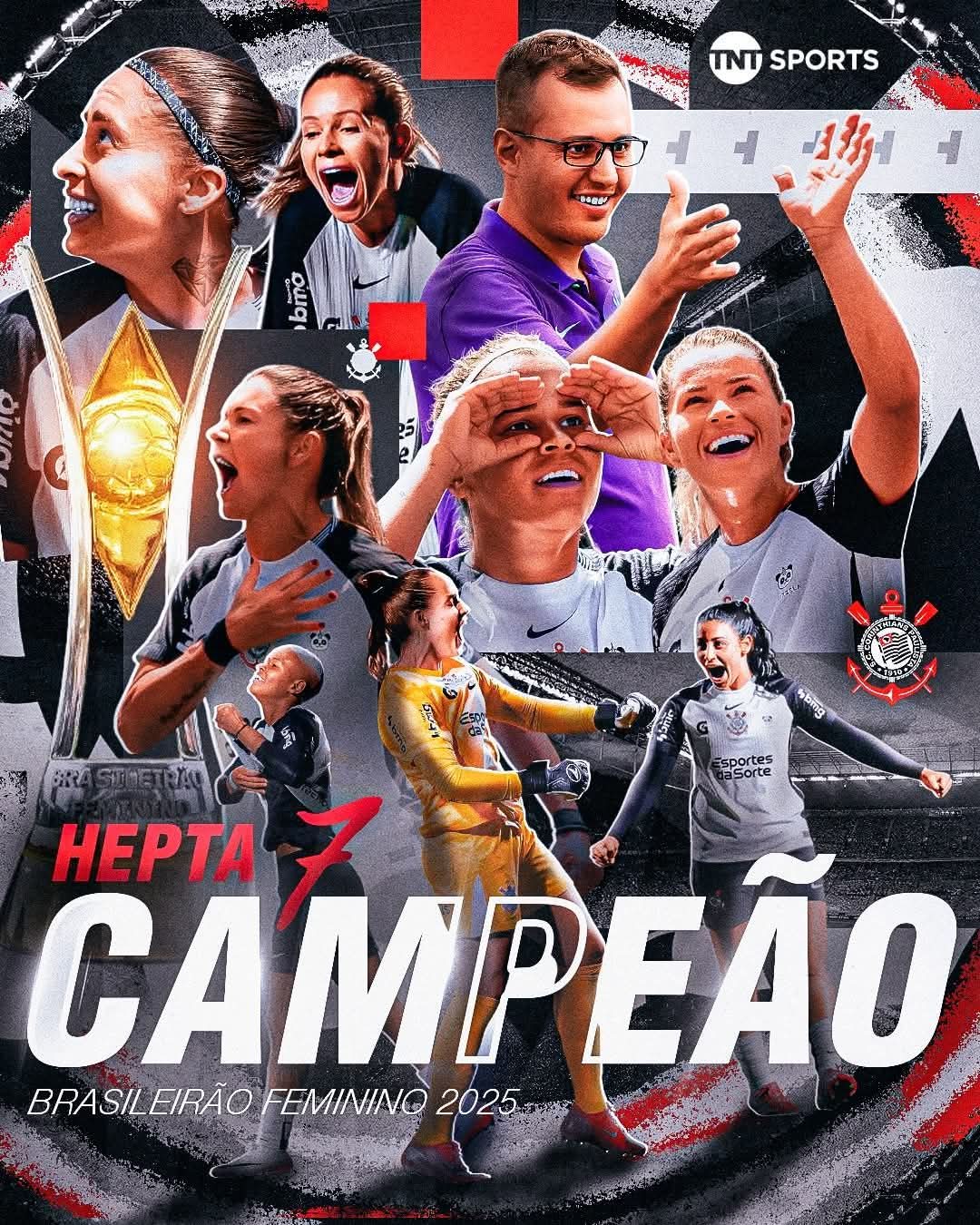 Corinthians conquista o título de Hepta Campeão Brasileiro Feminino