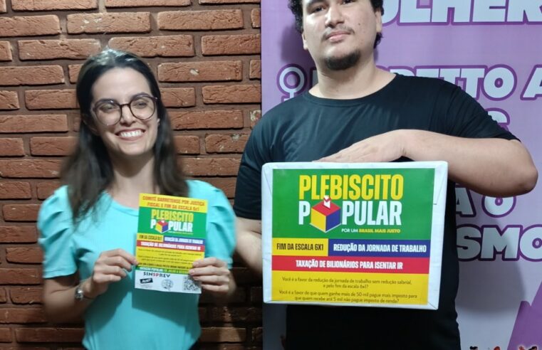Plebiscito Popular coleta votos em Barretos