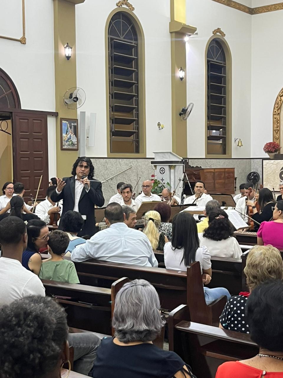 Orquestra Sinfônica realiza apresentação na Igreja do Bom Jesus