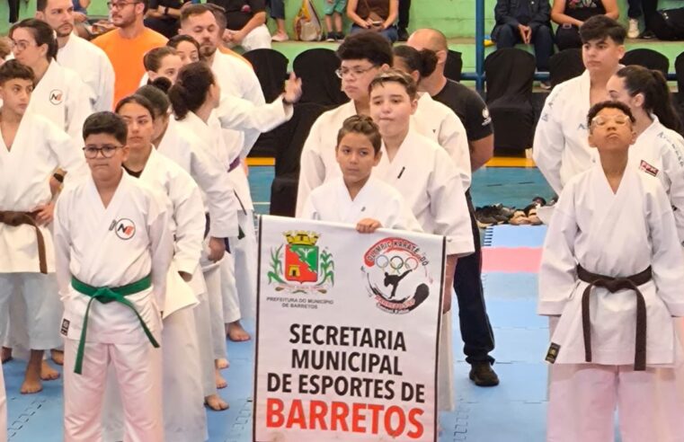 Equipe de Karatê de Barretos conquista cinco medalhas nas Finais do Campeonato Paulista
