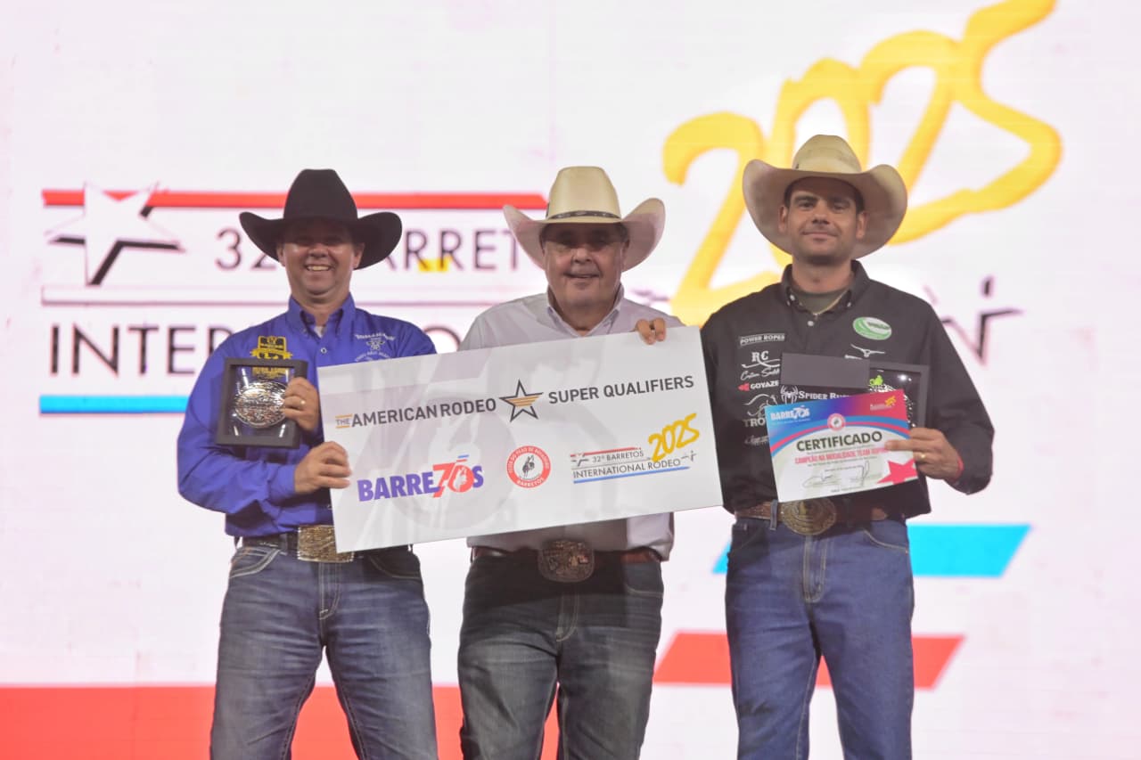 Dupla paulista é campeã do Team Roping na volta da modalidade após 21 anos