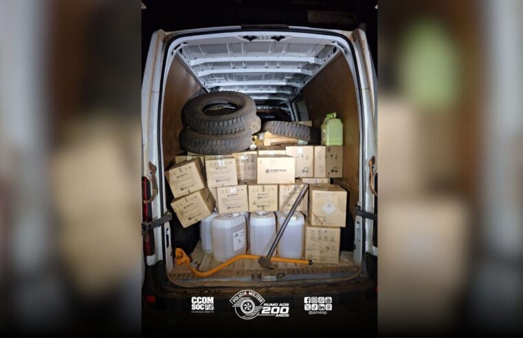 PM recupera defensivos agrícolas furtados de fazenda em Barretos/SP