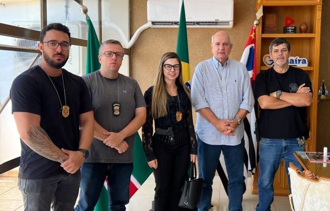 Polícia Civil e Prefeitura de Guaíra discutem melhorias para DDM da cidade