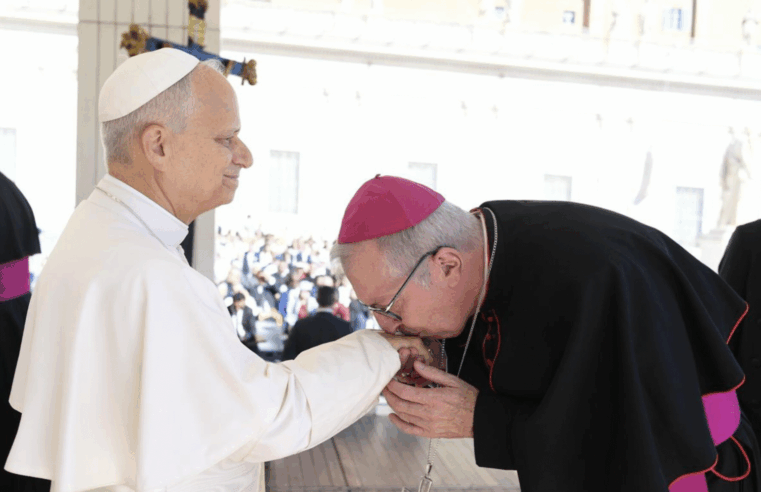 Dom Milton se encontrou com o Papa Leão XIV