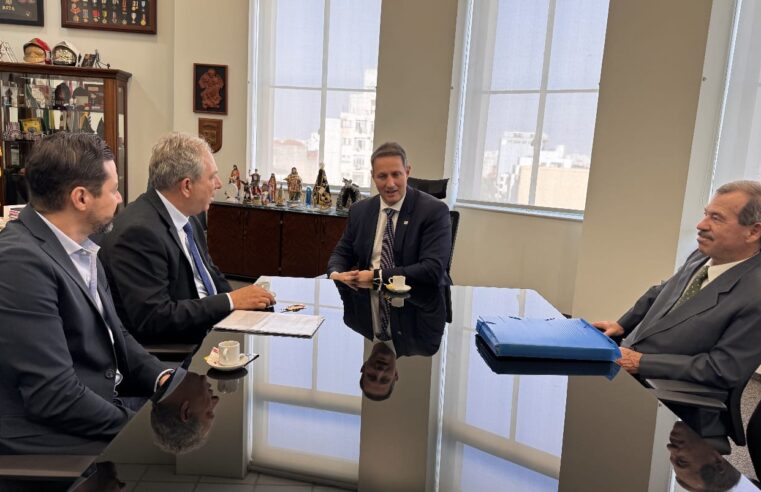 Autoridades de Barretos apresentam projeto da Central de Polícia Judiciária ao secretário de Segurança Pública de SP