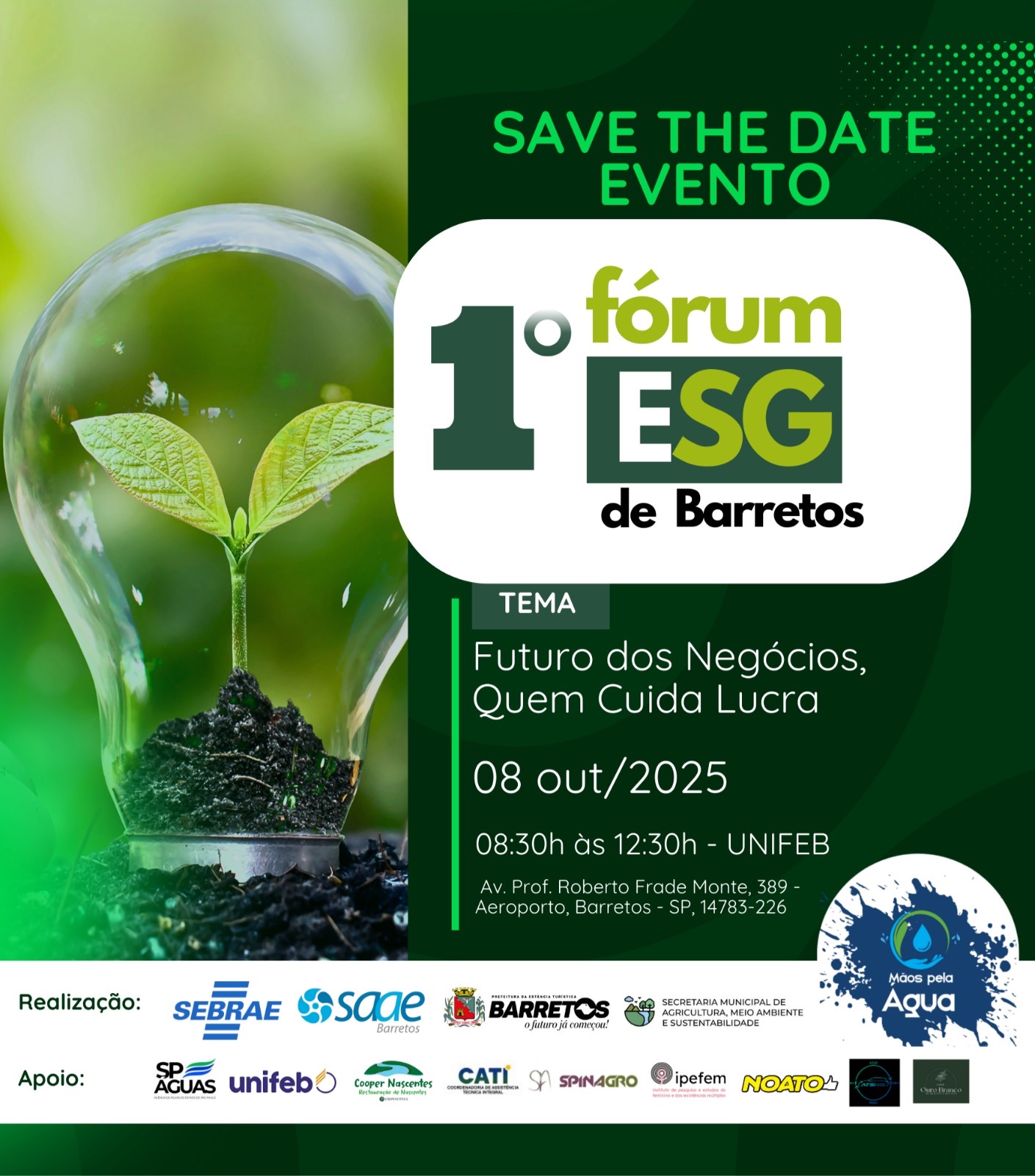 1º Fórum ESG de Barretos e Região discute práticas sustentáveis e desenvolvimento econômico