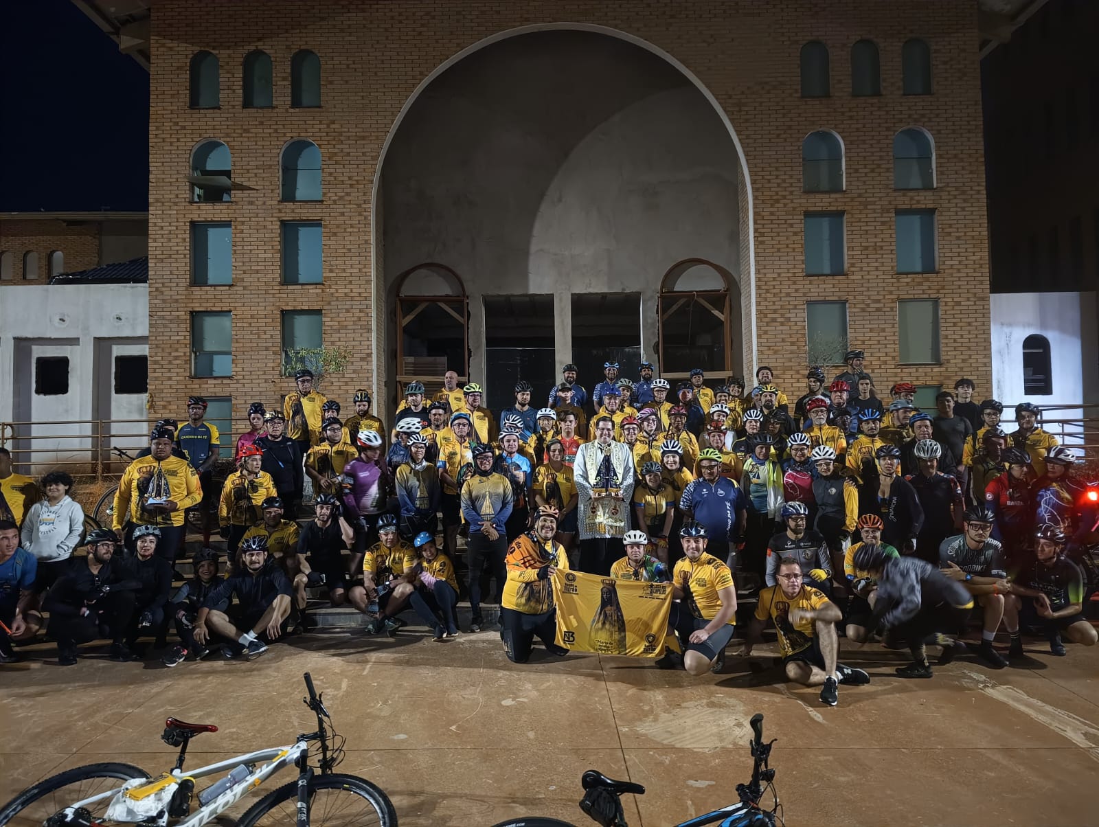 Pedalando com Maria até Adolfo Pinto teve 500 participantes