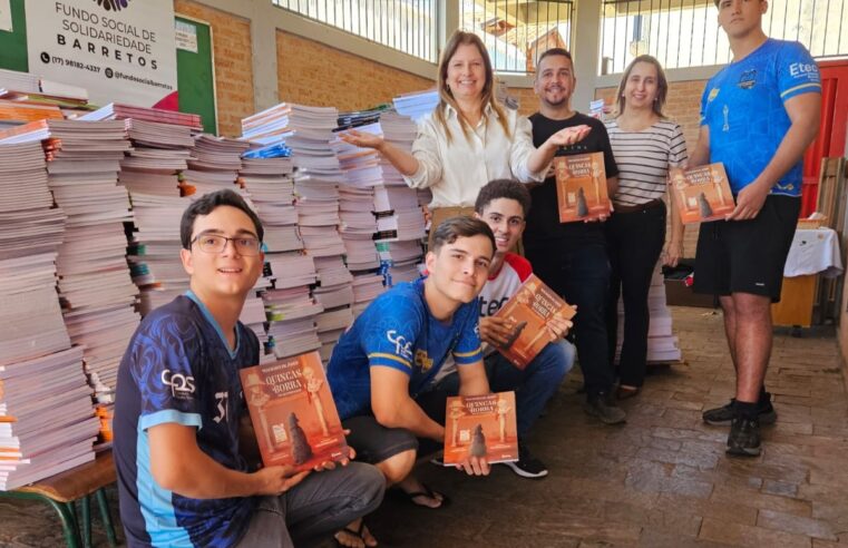 Fundo Social de Solidariedade recebe doação de mais de 7 mil livros da Etec Cel. Raphael Brandão