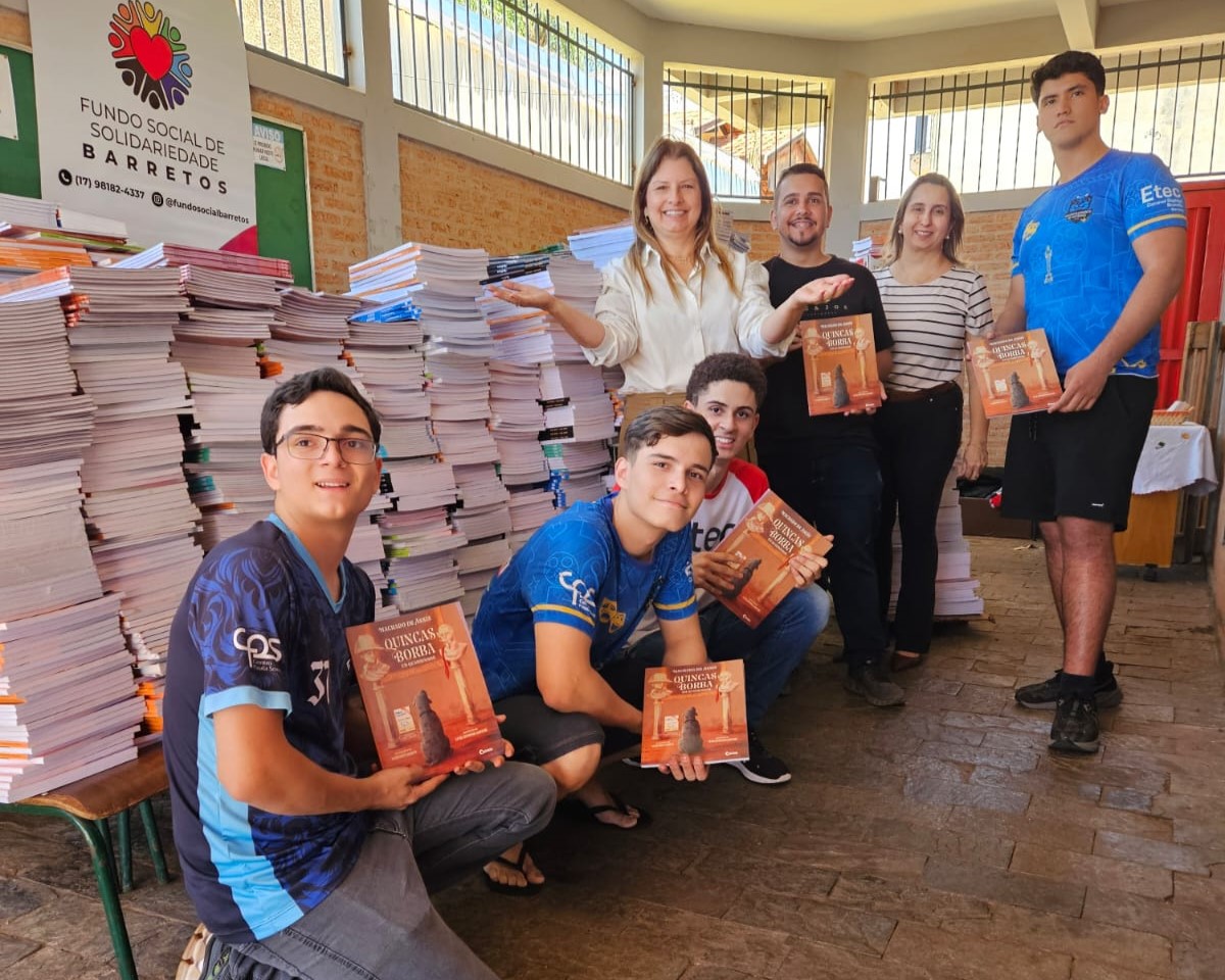 Fundo Social de Solidariedade recebe doação de mais de 7 mil livros da Etec Cel. Raphael Brandão