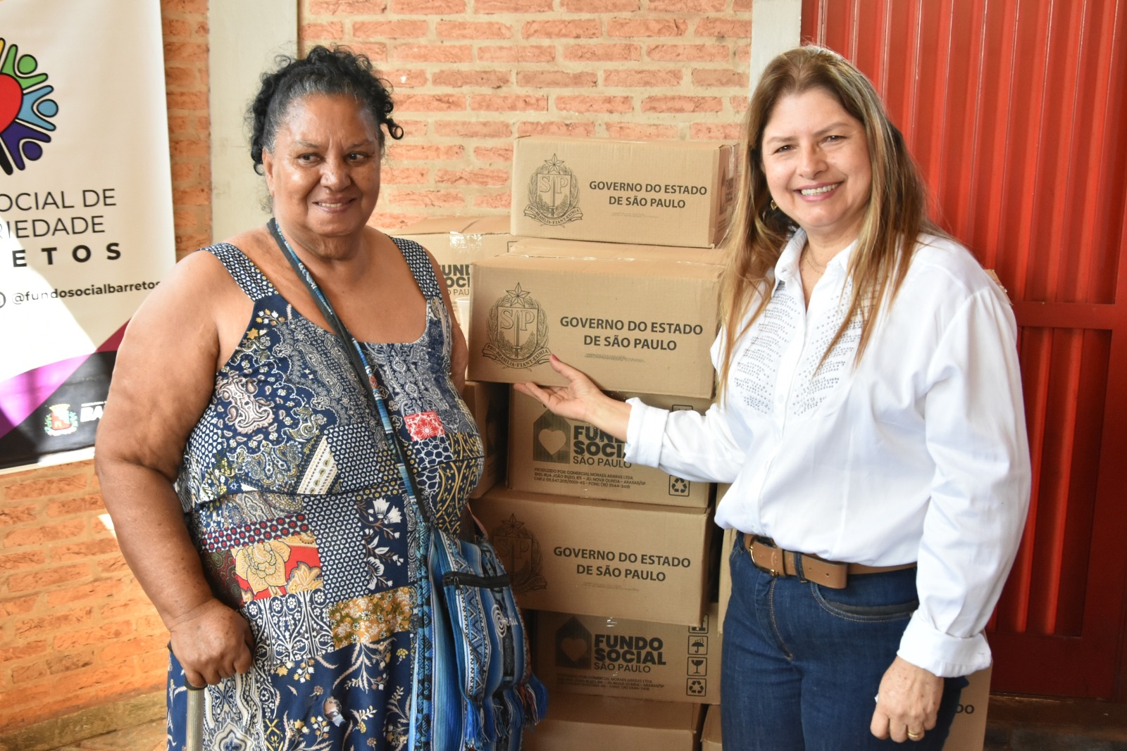 Fundo Social de Solidariedade entrega mais 100 cestas de alimentos para famílias acolhidas