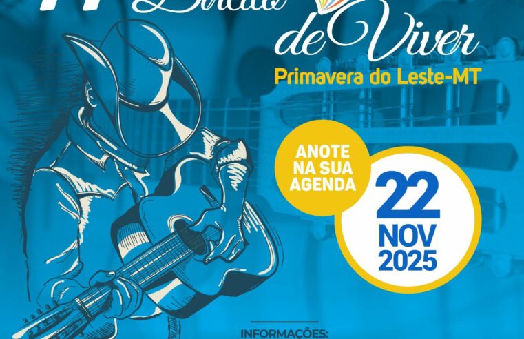 Encontro de Violeiros Direito de Viver chega à 11ª edição em apoio ao Hospital de Amor e espera reunir 600 pessoas em Primavera do Leste (MT)