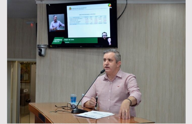 Consultor apresentou situação financeira e orçamentária de Barretos entre maio e agosto de 2025; VEJA TODOS OS DADOS