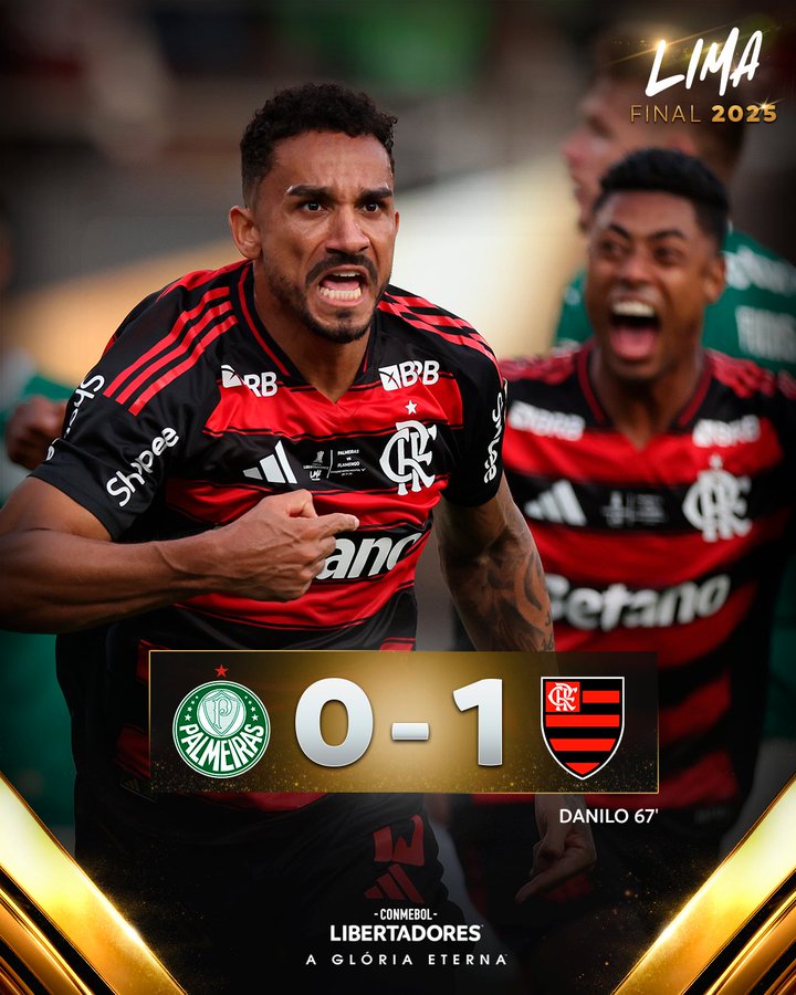 Flamengo vence Palmeiras e vira 1º brasileiro tetra da Libertadores