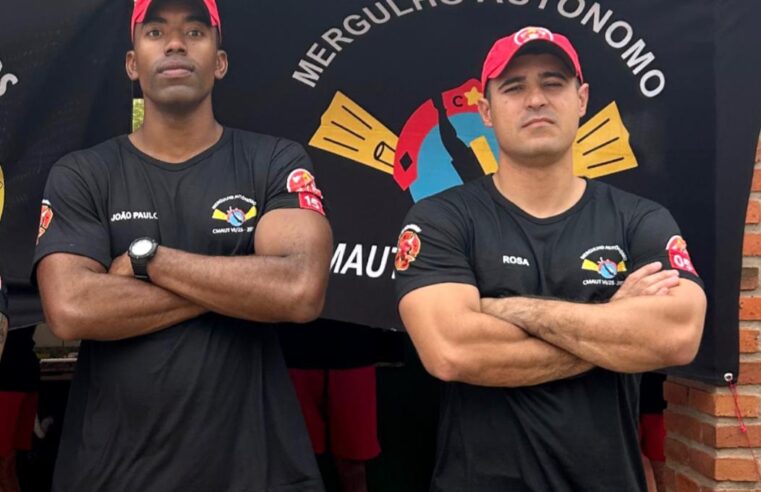 Bombeiros participam de curso de especialização em mergulho